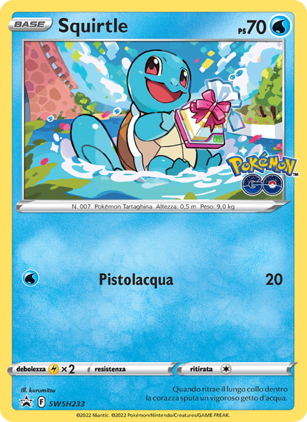 Squirtle SWSH233 — SPSC Promo (Italian Pokémon TCG card)