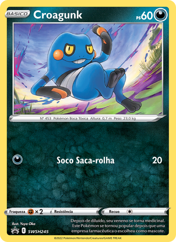 Croagunk SWSH245 — SPSC Promo (Italian Pokémon TCG card)