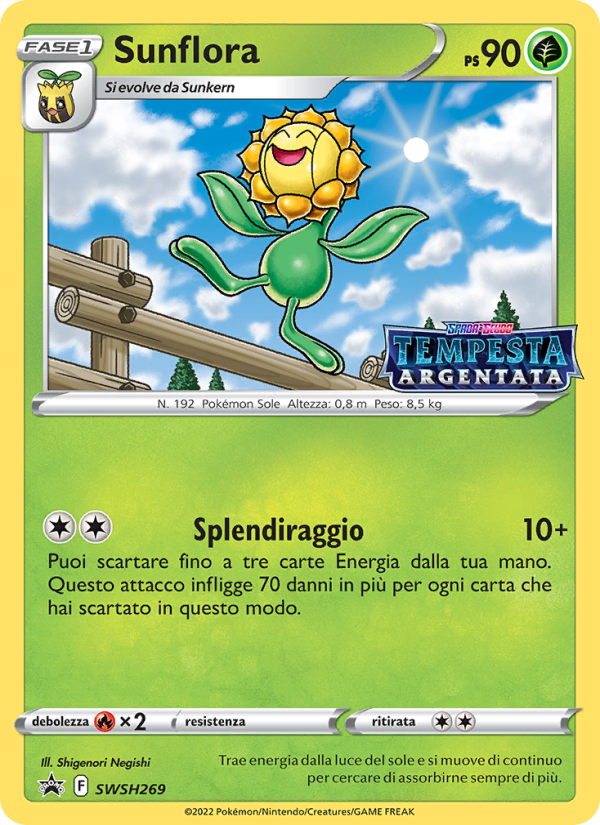 Sunflora SWSH269 — SPSC Promo (Italian Pokémon TCG card)