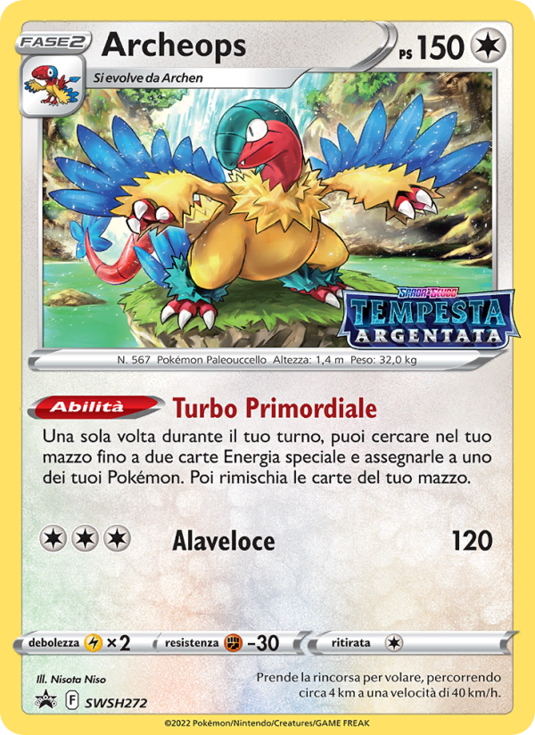 Archeops SWSH272 — SPSC Promo (Italian Pokémon TCG card)