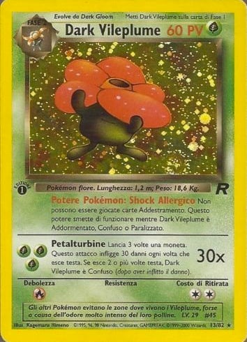 Dark Vileplume 013 — Team Rocket (Italian Pokémon TCG card)