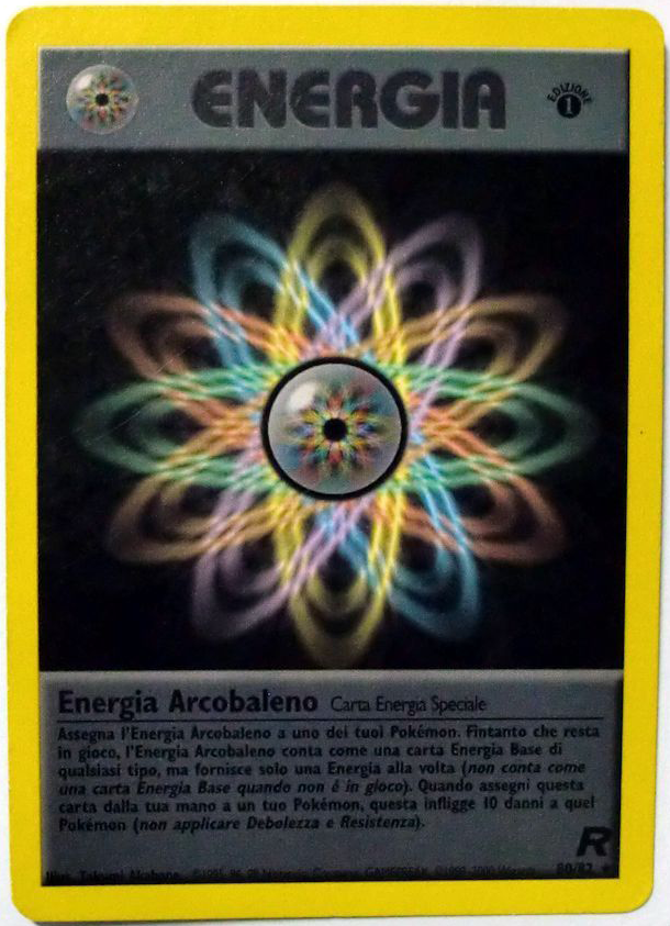 Energia Arcobaleno 017 — Team Rocket (Italian Pokémon TCG card)