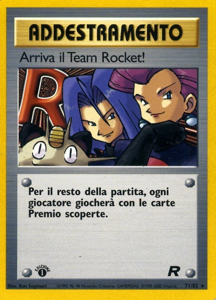 Arriva il Team Rocket! 071 — Team Rocket (Italian Pokémon TCG card)