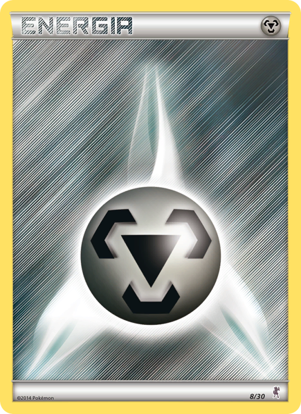 Energia Metallo 008/30 — XY trainer Kit (Bisharp) (Italian Pokémon TCG card)