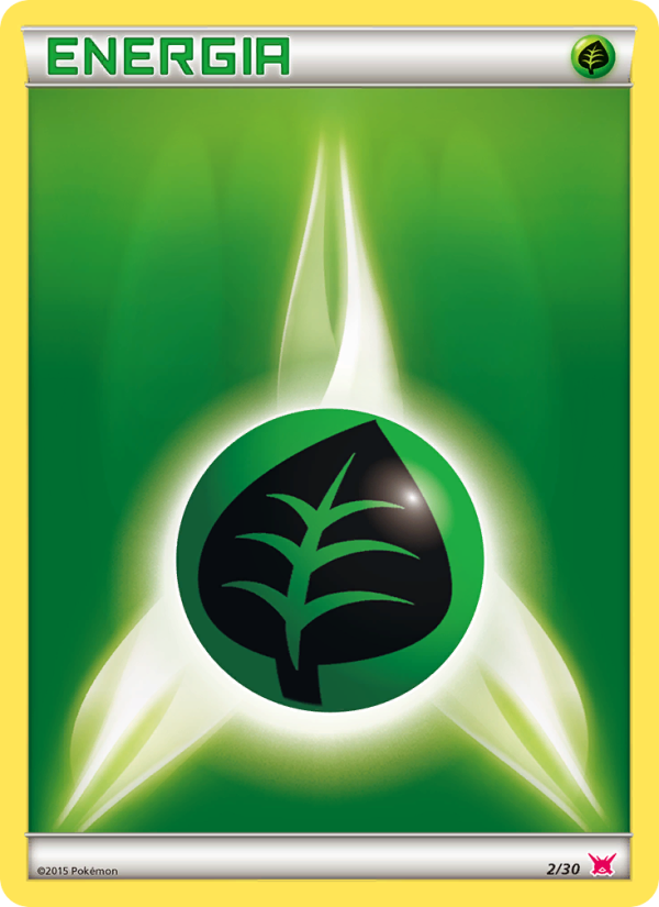 Energia Erba 002/30 — XY trainer Kit (Latias) (Italian Pokémon TCG card)