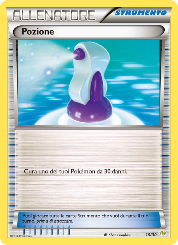 Pozione 015/30 — XY trainer Kit (Noivern) (Italian Pokémon TCG card)