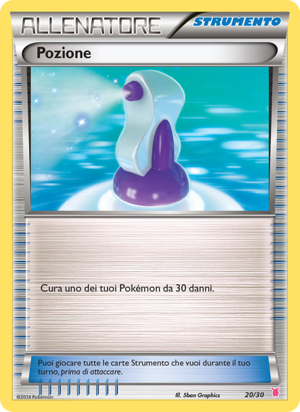 Pozione 020/30 — XY trainer Kit (Wigglytuff) (Italian Pokémon TCG card)