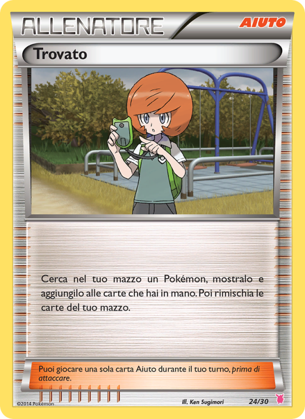 Trovato 024/30 — XY trainer Kit (Wigglytuff) (Italian Pokémon TCG card)