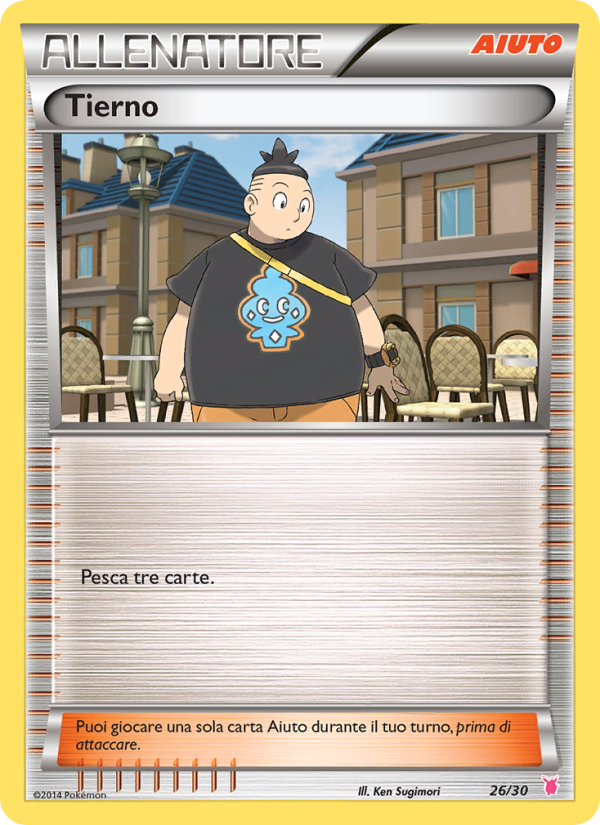 Tierno 026/30 — XY trainer Kit (Wigglytuff) (Italian Pokémon TCG card)