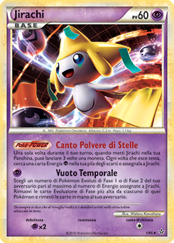 Jirachi 001 — Forze Scatenate (Italian Pokémon TCG card)