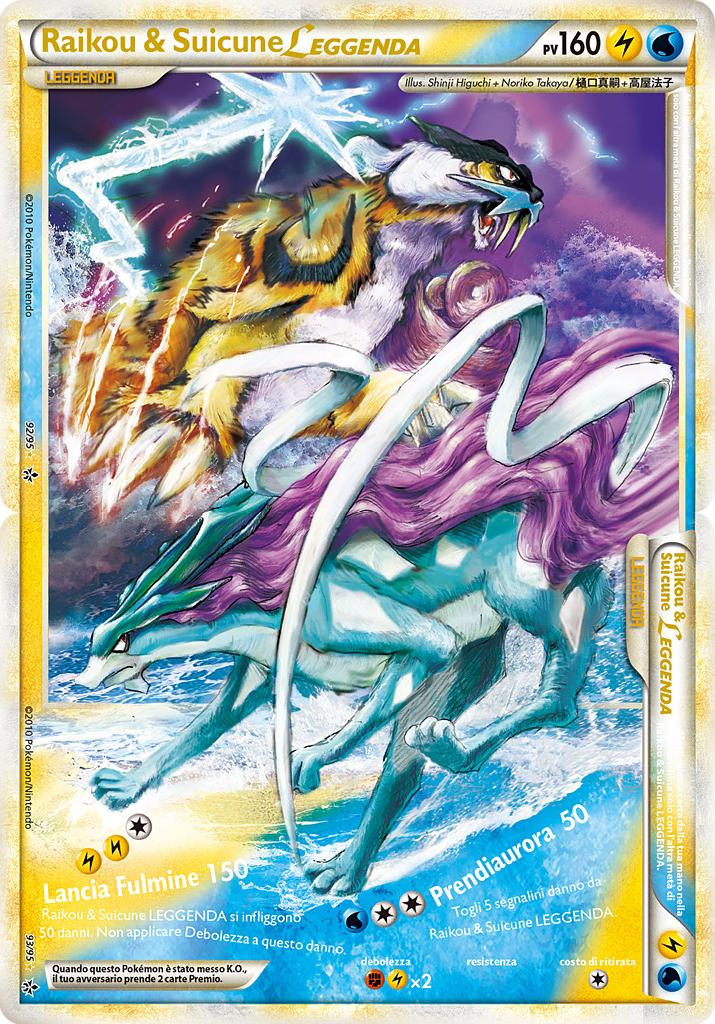 Raikou & Suicune LEGGENDA 093 — Forze Scatenate (Italian Pokémon TCG card)
