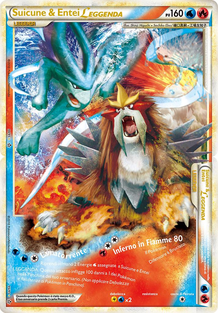 Suicune & Entei LEGGENDA 094 — Forze Scatenate (Italian Pokémon TCG card)