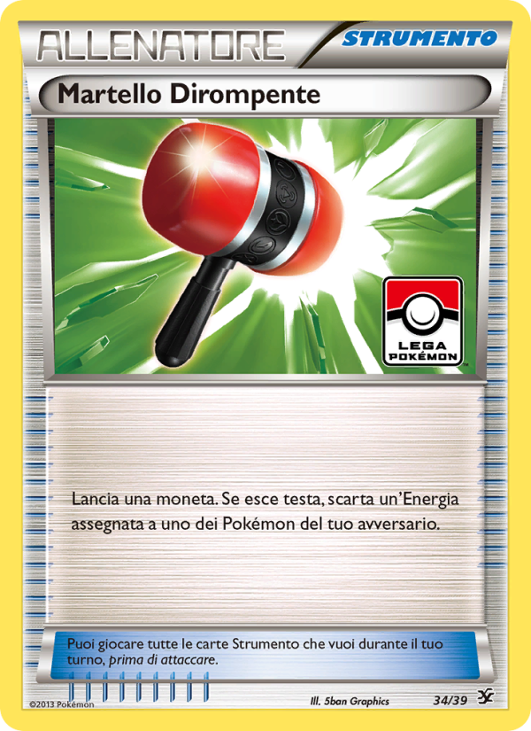 Martello Dirompente 034/39 — Benvenuti a Kalos (Italian Pokémon TCG card)
