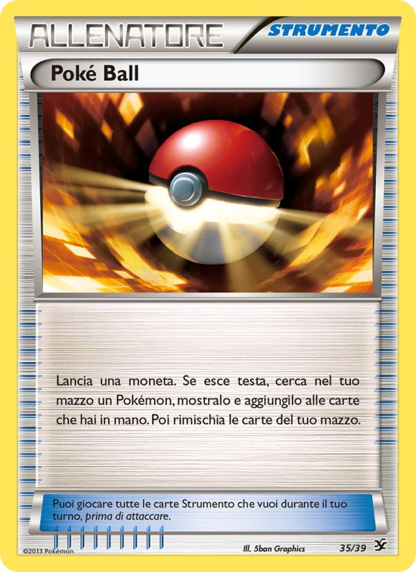 Poké Ball 035/39 — Benvenuti a Kalos (Italian Pokémon TCG card)