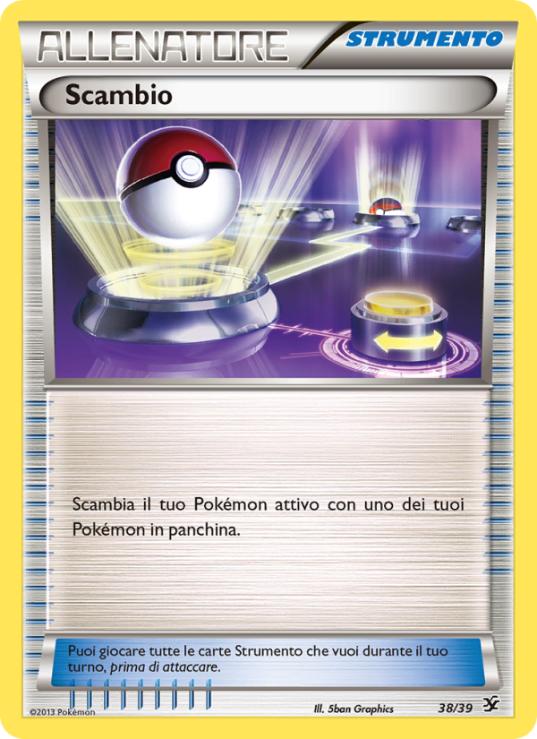 Scambio 038/39 — Benvenuti a Kalos (Italian Pokémon TCG card)