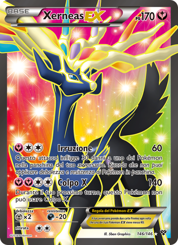 Xerneas EX 146/146 — XY (Italian Pokémon TCG card)