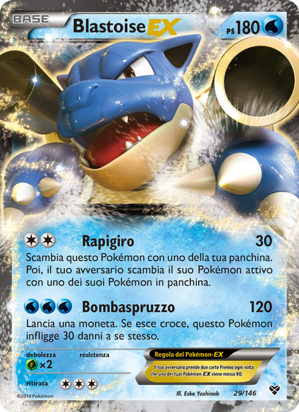 Blastoise EX 029/146 — XY (Italian Pokémon TCG card)