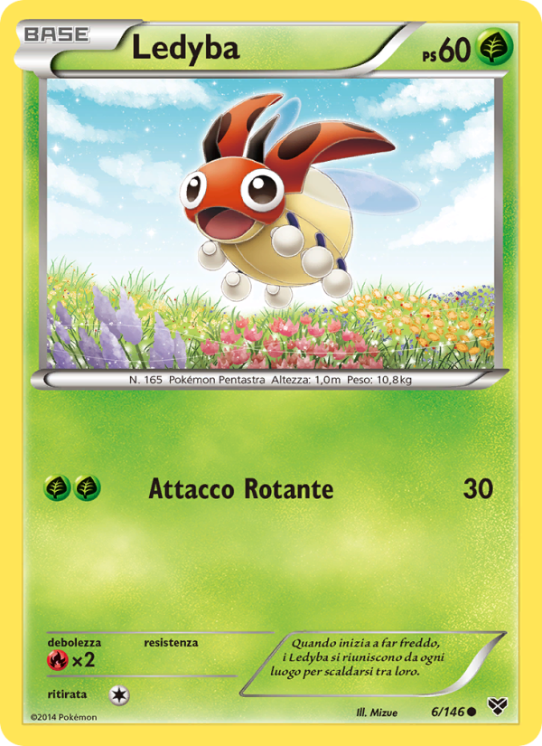 Ledyba 006/146 — XY (Italian Pokémon TCG card)