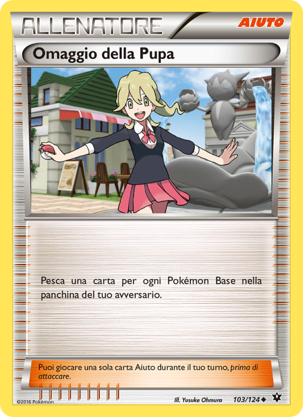 Omaggio della Pupa 103/129 — Destini Incrociati (Italian Pokémon TCG card)
