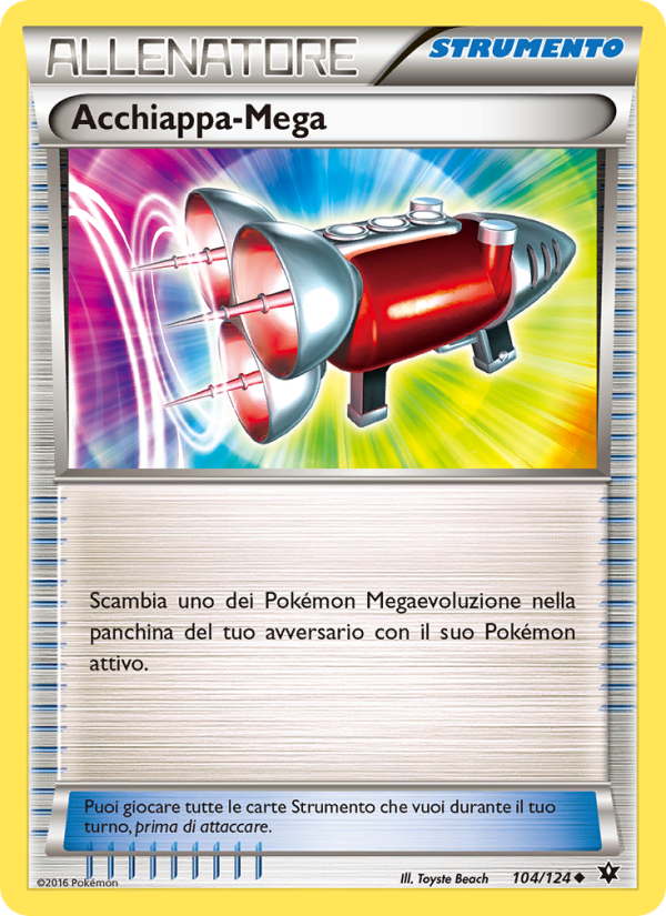 Acchiappa-Mega 104/129 — Destini Incrociati (Italian Pokémon TCG card)