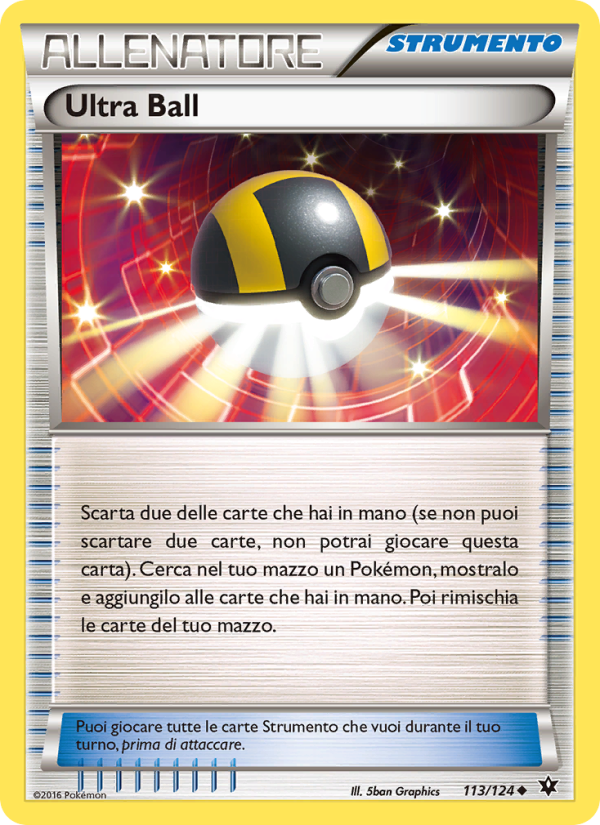 Ultra Ball 113/129 — Destini Incrociati (Italian Pokémon TCG card)