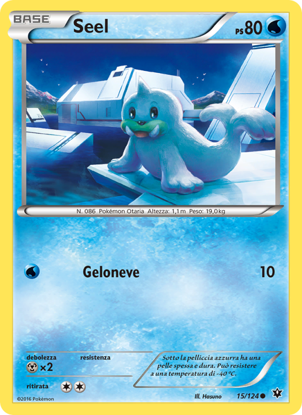 Seel 015/129 — Destini Incrociati (Italian Pokémon TCG card)