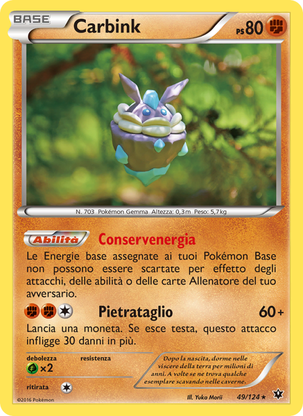 Carbink 049/129 — Destini Incrociati (Italian Pokémon TCG card)