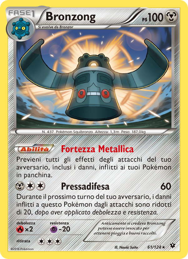 Bronzong 061/129 — Destini Incrociati (Italian Pokémon TCG card)