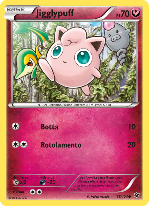 Jigglypuff 065/129 — Destini Incrociati (Italian Pokémon TCG card)