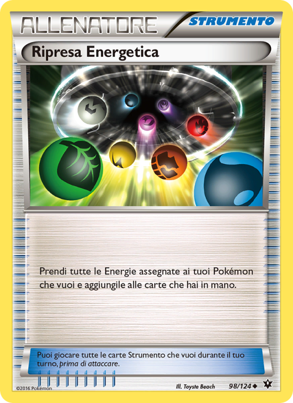 Ripresa Energetica 098/129 — Destini Incrociati (Italian Pokémon TCG card)
