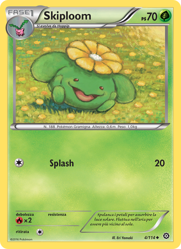 Skiploom 004/116 — Vapori Accesi (Italian Pokémon TCG card)