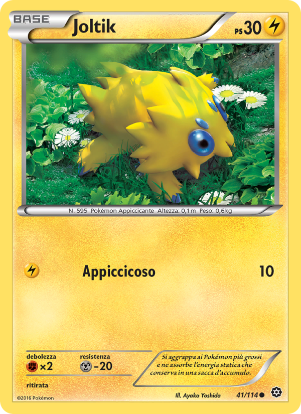 Joltik 041/116 — Vapori Accesi (Italian Pokémon TCG card)