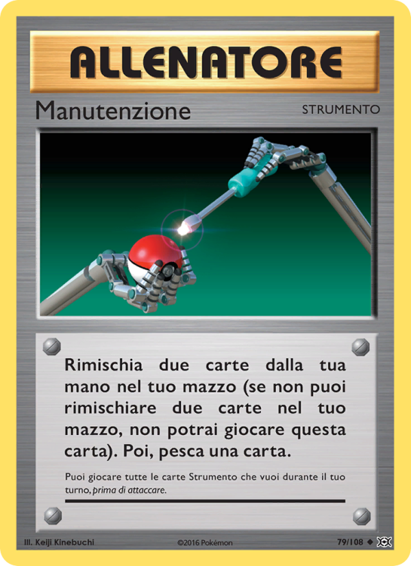 Manutenzione 079/113 — Evoluzioni (Italian Pokémon TCG card)