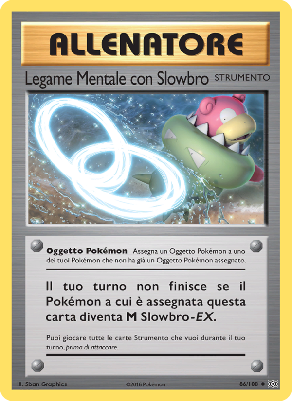 Legame Mentale con Slowbro 086/113 — Evoluzioni (Italian Pokémon TCG card)