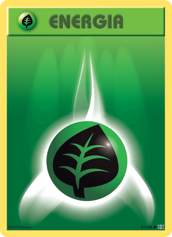 Energia Erba 091/113 — Evoluzioni (Italian Pokémon TCG card)
