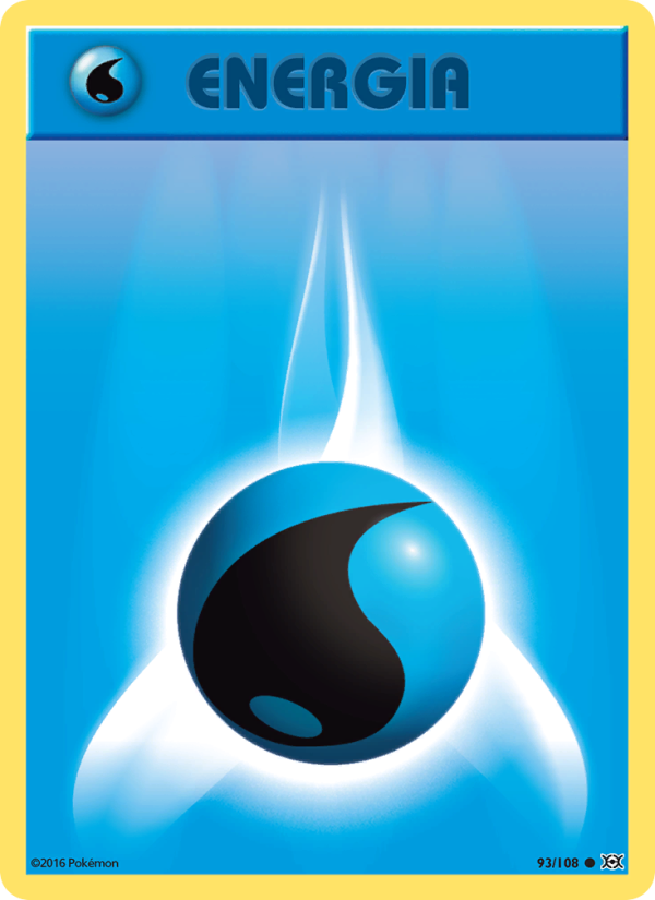 Energia Acqua 093/113 — Evoluzioni (Italian Pokémon TCG card)