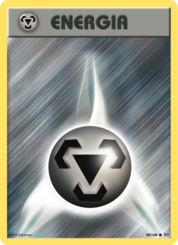 Energia Metallo 098/113 — Evoluzioni (Italian Pokémon TCG card)