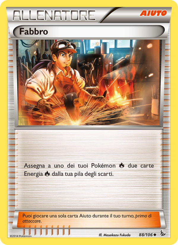 Fabbro 088/110 — Fuoco Infernale (Italian Pokémon TCG card)