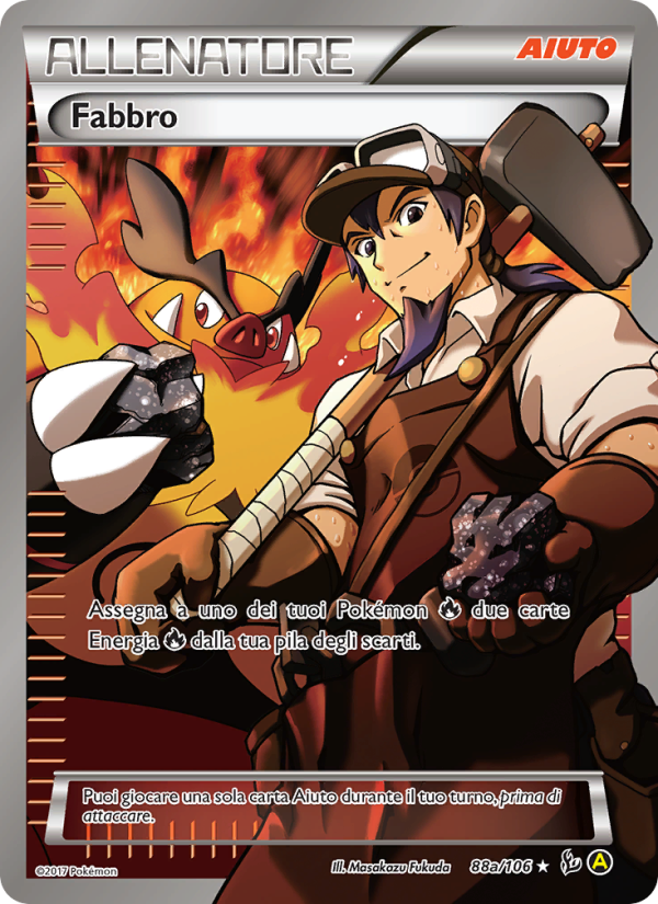 Fabbro 88a — Fuoco Infernale (Italian Pokémon TCG card)