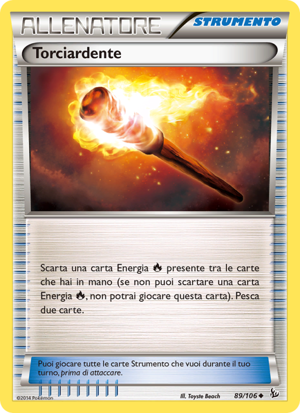 Torciardente 089/110 — Fuoco Infernale (Italian Pokémon TCG card)