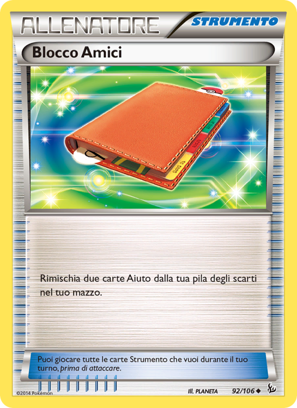 Blocco Amici 092/110 — Fuoco Infernale (Italian Pokémon TCG card)