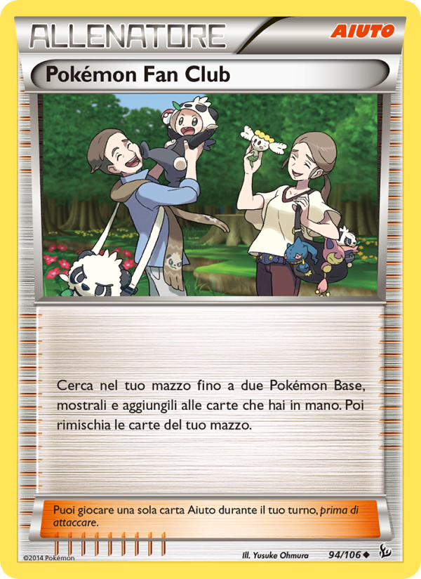 Pokémon Fan Club 094/110 — Fuoco Infernale (Italian Pokémon TCG card)