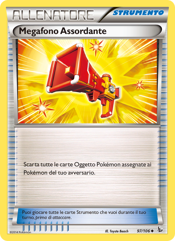 Megafono Assordante 097/110 — Fuoco Infernale (Italian Pokémon TCG card)