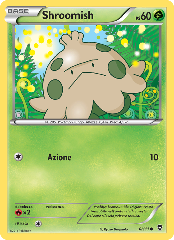 Shroomish 006/114 — Colpi Furiosi (Italian Pokémon TCG card)
