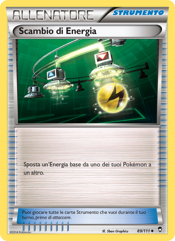 Scambio di Energia 089/114 — Colpi Furiosi (Italian Pokémon TCG card)