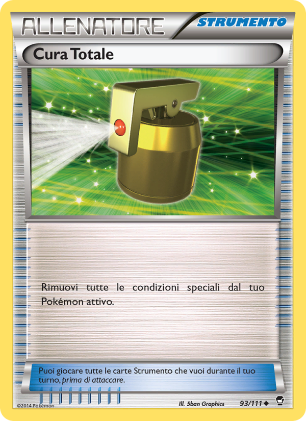 Cura Totale 093/114 — Colpi Furiosi (Italian Pokémon TCG card)