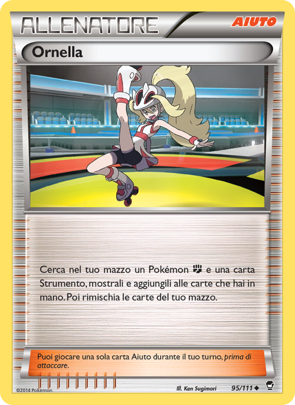 Ornella 095/114 — Colpi Furiosi (Italian Pokémon TCG card)