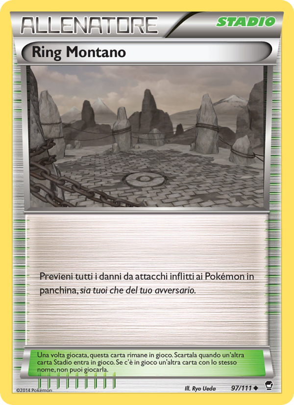Ring Montano 097/114 — Colpi Furiosi (Italian Pokémon TCG card)
