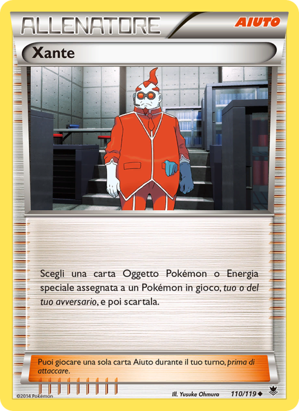 Xante 110/124 — Forze Spettrali (Italian Pokémon TCG card)