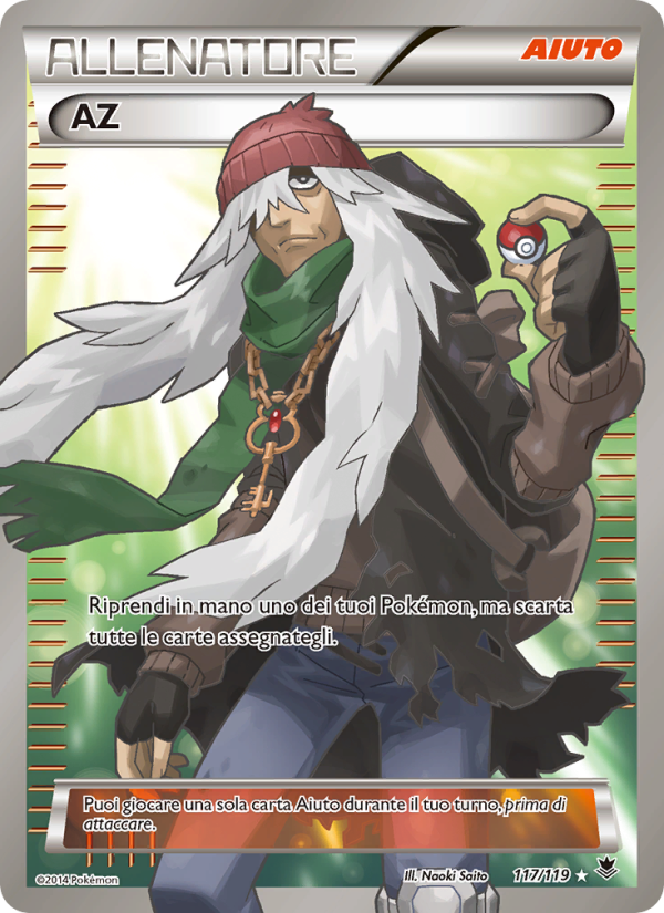AZ 117/124 — Forze Spettrali (Italian Pokémon TCG card)